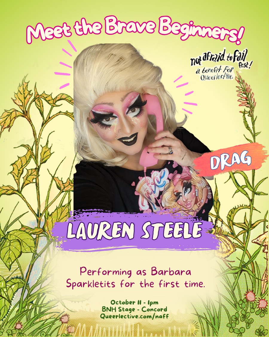 Lauren Steele as Barbara Sparkletits official festival performer highlight